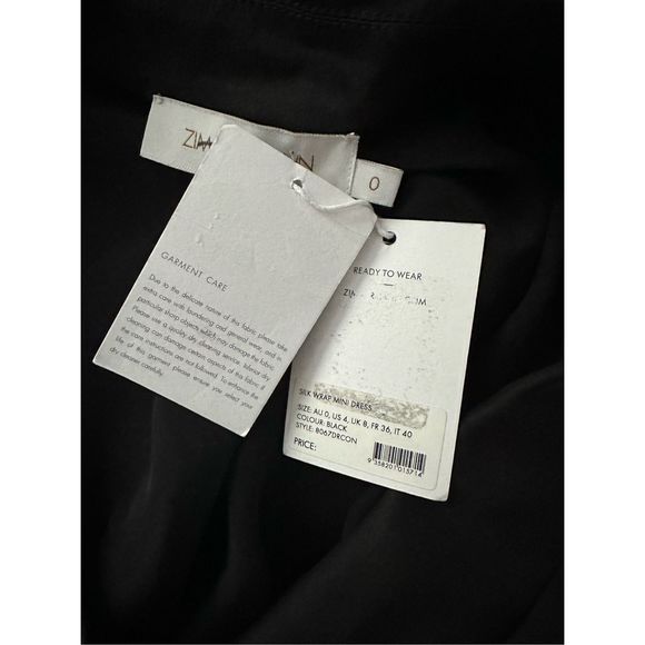 Zimmermann Silk Wrap Mini Dress - Picture 10 of 12